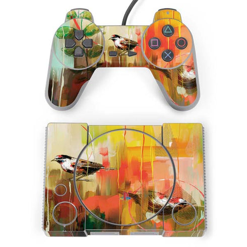Two Little Birds PlayStation Classic Bundle Skin